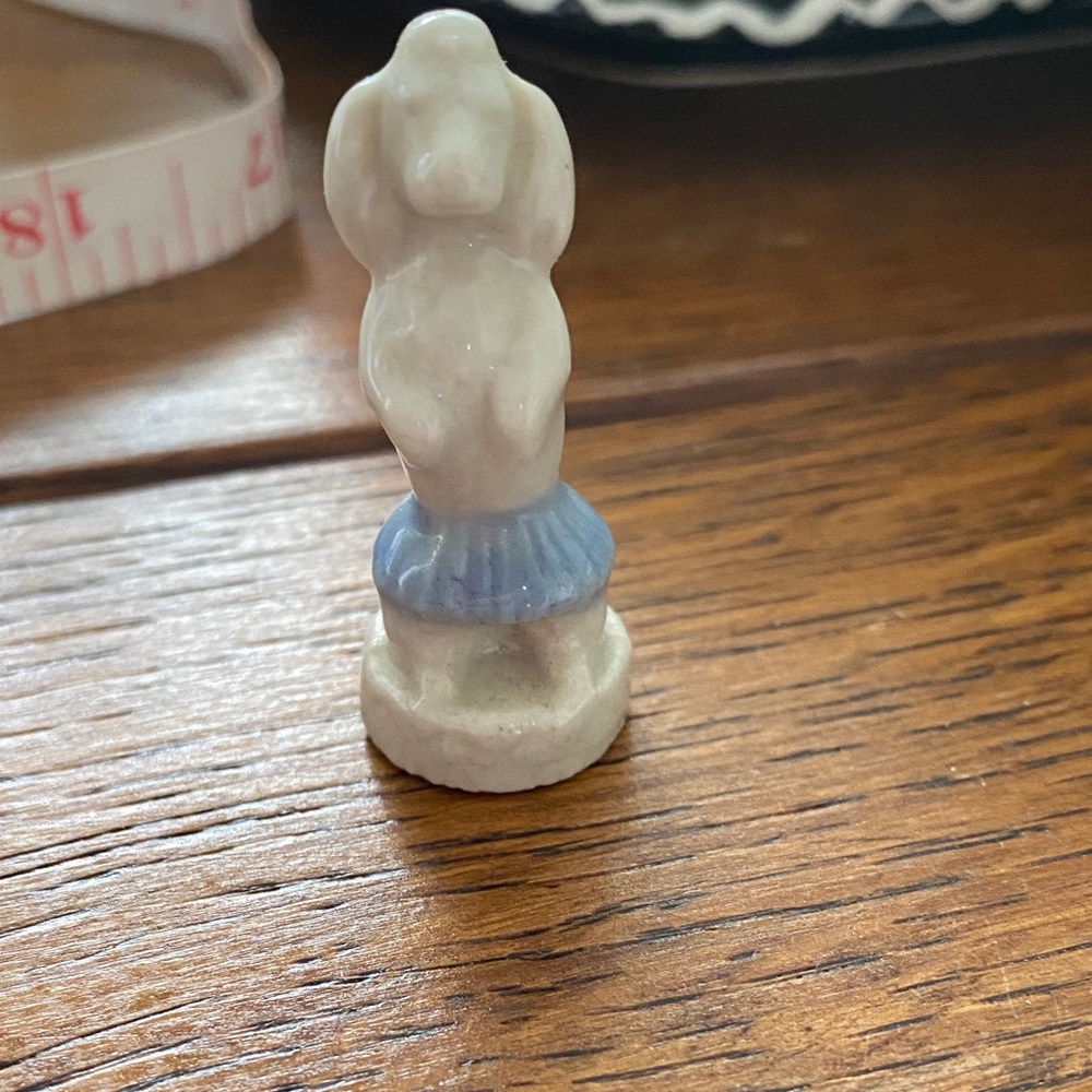 Wade Whimsie Circus Series Dancing Poodle w/Blue Tutu. Pristine condition.